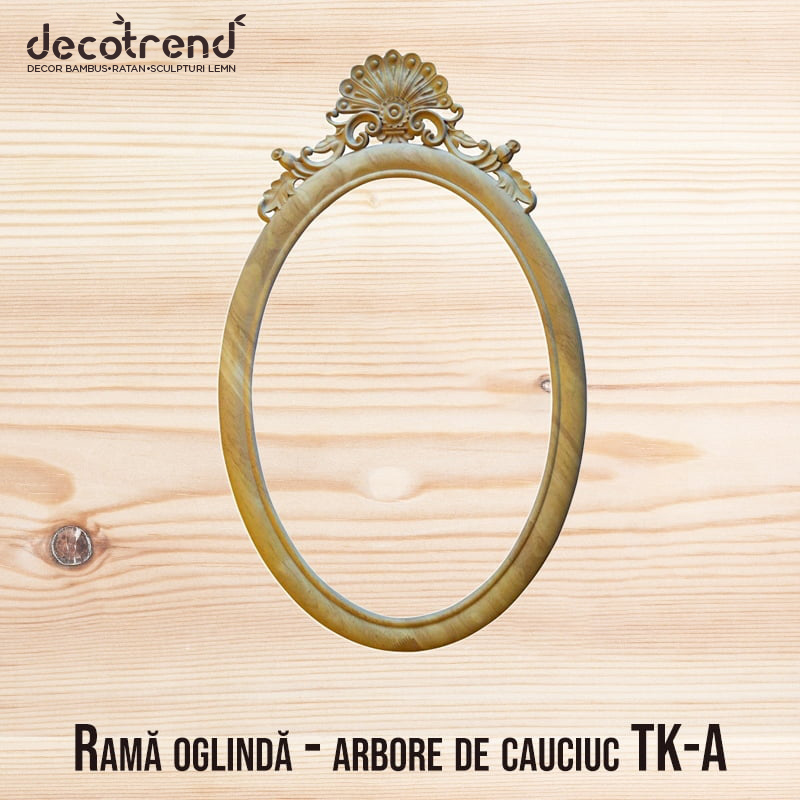 Rama oglinda - arbore de cauciuc TK-A 1 Rama oglinda sculptata - arbore de cauciuc TK-A