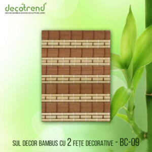 BC 09 Sul decor bambus cu 2 fete decorative 01nbsp- Decotrend | decoratiuni ratan sculpturi