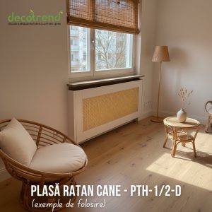 Țesătură Ratan Octogonală Galben Pai 90cm - Împletitură Premium din Celuloză 7 Plasă Ratan Cane - PTH-1_2-D Exemple de folosire 1