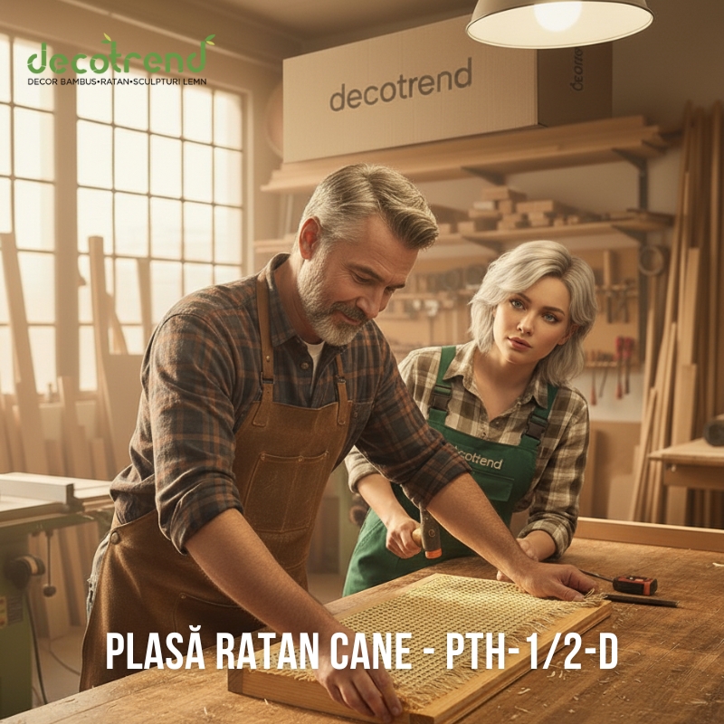 Țesătură Ratan Octogonală Galben Pai 90cm - Împletitură Premium din Celuloză 5 Plasă Ratan Cane - PTH-1_2-D Exemple de folosire 4